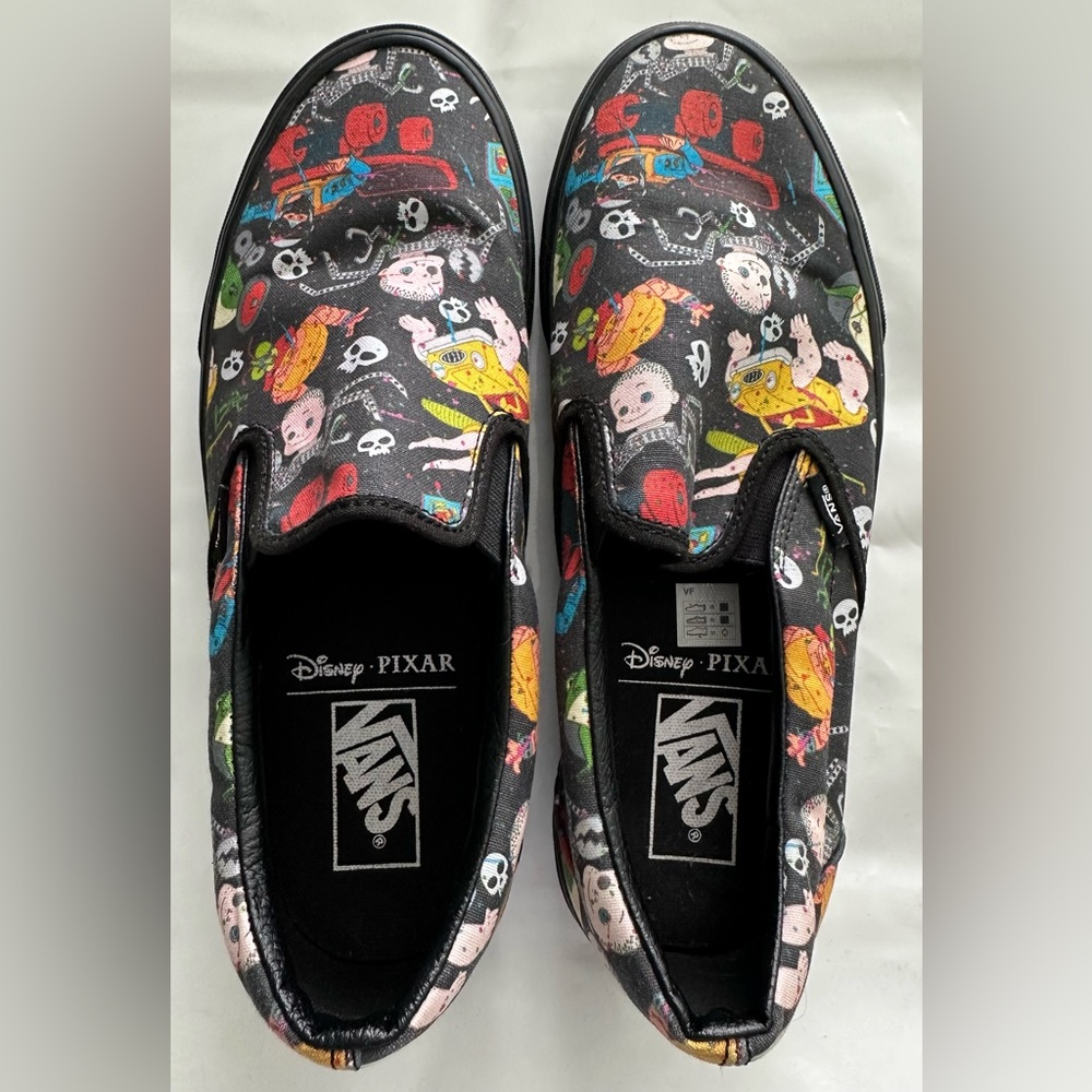 Vans Disney Pixar Slip-On Shoes Men’s Size 9.5 EUC